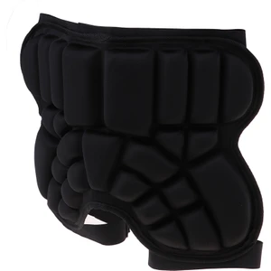 B Baosity Çocuklar Eva Yastıklı Kısa Pantolon 3D Koruma Kalça Popo Koruyucu Dişli Guard Darbe Pad Için Kayak Buz Pateni Snowboard - Siyah (Yurt Dışından)