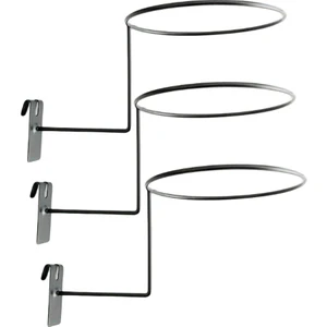 3 Adet Metal Kask Tutucu Duvar Montaj Şapka Top Peruk Raf Askı Kanca Standı 03 (Yurt Dışından)
