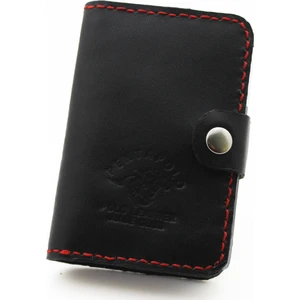 Penta Polo Deri El Yapımı Şeffaf Gözlü Kartlık Cüzdan