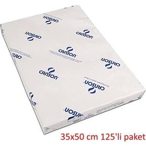 1557 Beyaz Resim  Çizim Kağıdı 200 gr 35x50 cm 125'LI Paket