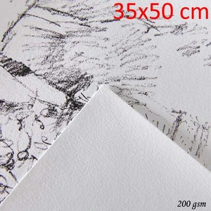 1557 Beyaz Resim Çizim Kağıdı 200 gr 35x50 cm 5'li Paket