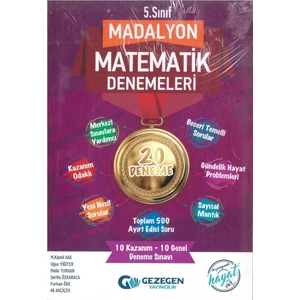 Gezegen Yayıncılık 8.Sınıf Madalyon LGS  Matematik Denemeleri 20 Deneme