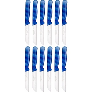 Hausgerate Mermer Desenli Koyu Mavi 12'li Bıçak Seti