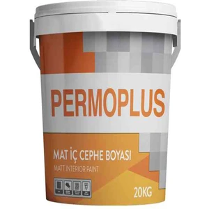 Permoplus Plastik Mat Iç Cephe Boyası Permolit Gri