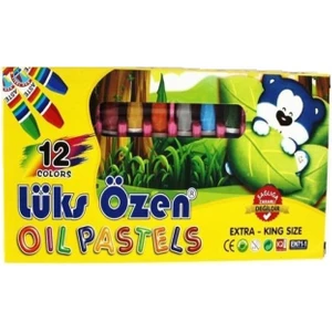Lüks Özen Pastel Boya 12 Renk Karton Kutu