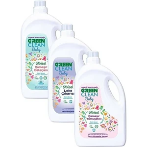 Green Clean Baby Çamaşır Deterjanı 2.75 Lt Yumuşatıcı 2.75 Lt Leke Çıkarıcı 2.75 Lt