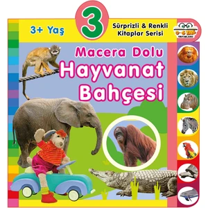 0-6 Yaş Yayınları 3 + Yaş Macera Dolu Hayvanat Bahçesi