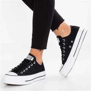 Chuck Taylor All Star Lift Kadın Siyah Sneaker 560250C