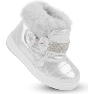 Kaptan Junior Kız Bebek Çocuk Botu Içi Kürklü Kaymaz Taban