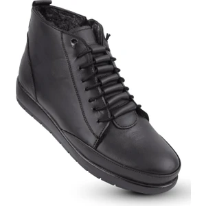 Kaptan Junior Hakiki Deri Kaymaz Taban Kürklü Ortopedik Anne Botu