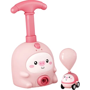 Çocuklar İçin Araba Model Figürlü Balon Şişirme Pompası - Pembe (Yurt Dışından)