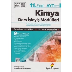 Aydın Yayınları 11. Sınıf Kimya Konu Anlatım Ders İşleyiş Modülleri 2022