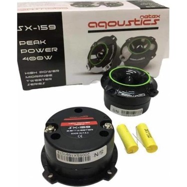 Aqoustics Sx 159 Oto 8 cm Midrange Tweeter Amfi Uyumlu Fiyatı