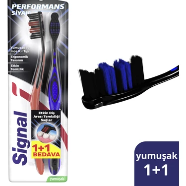 Signal  Diş Fırçası  Performance Black 2 Kat Yumuşak 31 GR