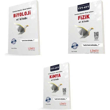 Limit Yayınları TYT AYT Biyoloji - Kimya - Fizik El Kitabı Kitabı