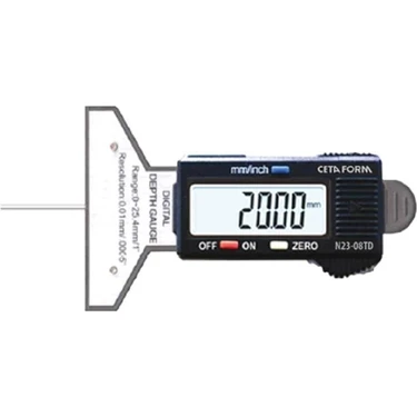 Ceta Form Dijital Lastik Diş Derinlik Kumpası