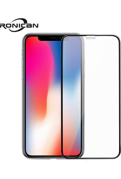 Carino Iphone Xs Için 3D Kavisli Temperli Cam Max Anti Mavi (Yurt Dışından)