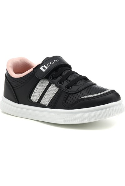 Punto 1pr Siyah Kız Çocuk Sneaker Ayakkabı