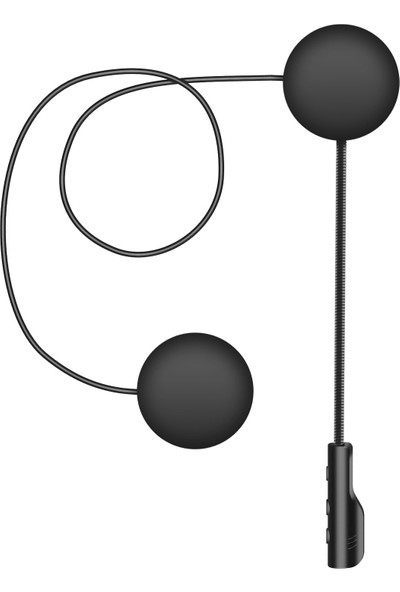 Sportauto T4 Kablosuz Bluetooth Kask Kulaklığı - Siyah (Yurt Dışından)