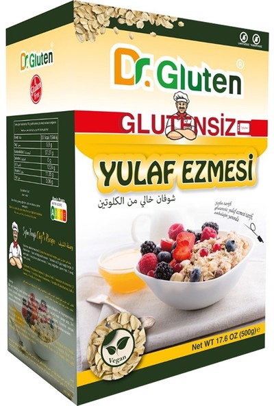 Dr. Gluten Glutensiz Yulaf Ezmesi 500 gr
