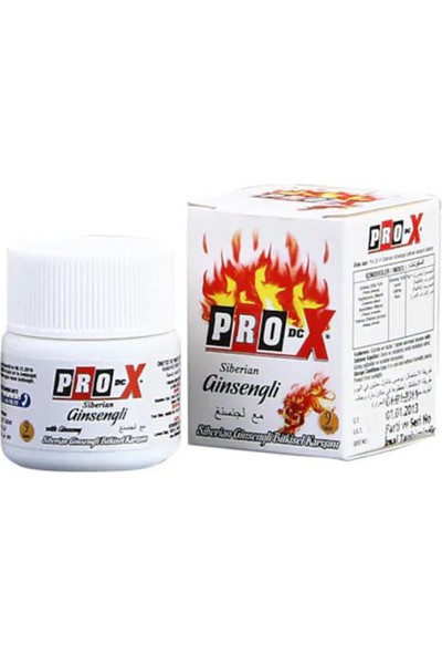 PROX Pro-X Siberian Ginseng Bitkisel Karışım 9 Tablet
