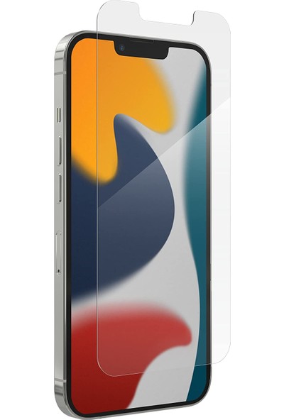 Case 4U Apple iPhone 13-13 Pro Cam Ekran Koruyucu Maxi Glass Temperli Şeffaf