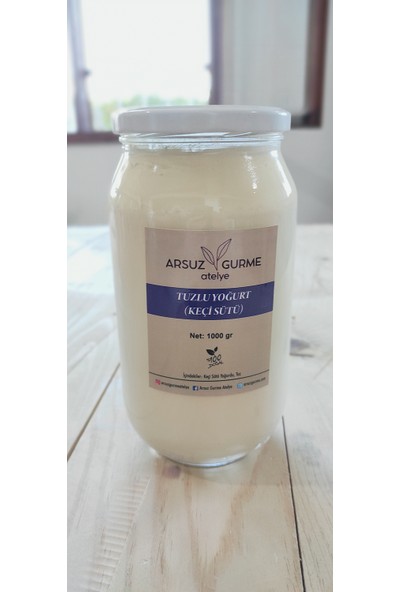 Arsuz Tuzlu Yoğurt Keçi Sütü 1000 gr