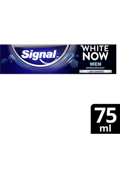 Signal Diş Macunu White Now Men Anında Beyazlık Leke Giderici 75 ML