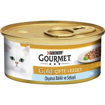 Gold Balık & Ispanak Çifte Lezzet 24 x 85 Gr.