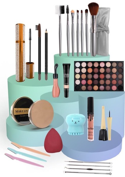 Kıymetli Taşlar Serisi Elmas Makyaj Seti Esmer Ten