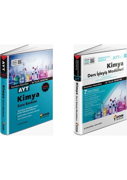 AYT Kimya Soru Bankası ve Ders İşleyiş Modülü Seti 2022