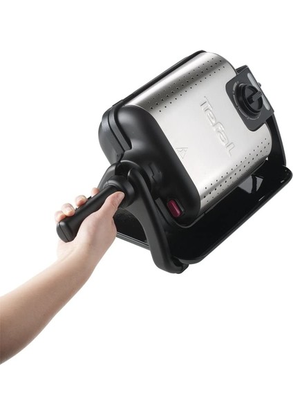 WM756D Waffle Makinesi, Büyük Boy, Brüssler Türü, 180 Derece Dönebilen Pişirme Alanı, 1200 W, Paslanmaz Çelik/siyah fırsatları
