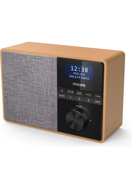 R5505/10 Bluetooth Radyo (Ahşap Kabin, Dab+/fm Radyo, 3 Inç Geniş Bant Hoparlör S