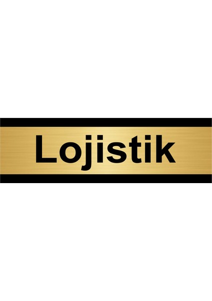 Lojistik 5 x 20 cm Metal Yönlendirme Levhası