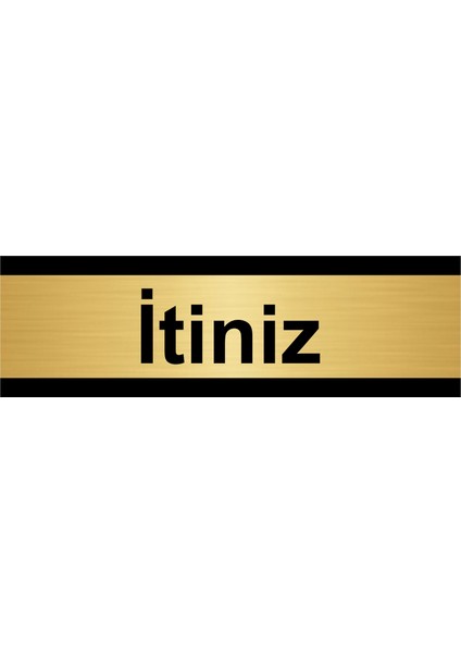 Itiniz 5 x 20 cm Metal Yönlendirme Levhası
