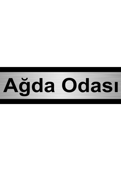 Ağda Odası 7 x 20 cm Metal Yönlendirme Levhası