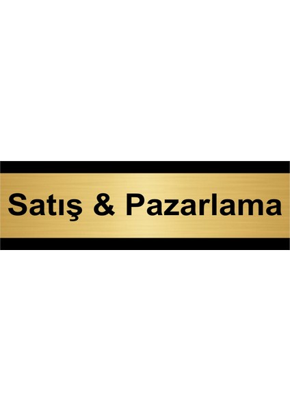 Satış&pazarlama 10 x 20 cm Metal Yönlendirme Levhası