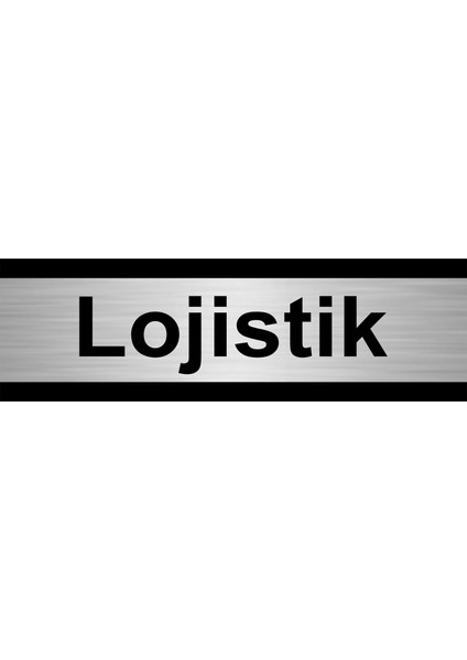 Lojistik 10 x 20 cm Metal Yönlendirme Levhası