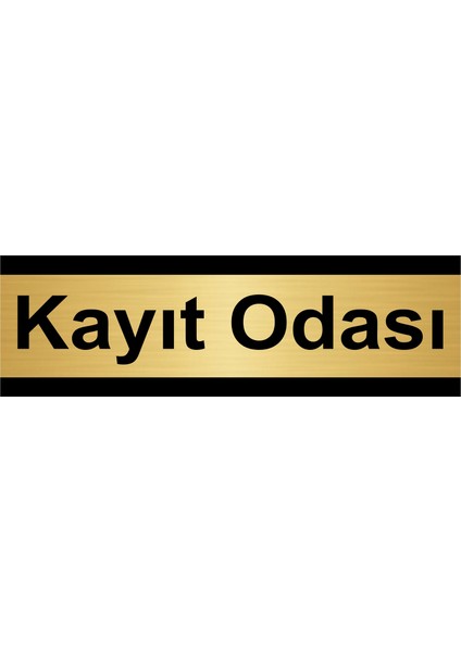 Kayıt Odası 10 x 20 cm Metal Yönlendirme Levhası