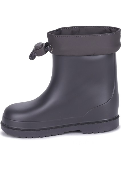 W10257 Bimbi Euri Kız/erkek Çocuk Su Geçirmez Yağmur Kar Çizmesi Gri