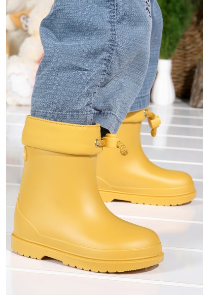 W10257 Bimbi Euri Kız/erkek Çocuk Su Geçirmez Yağmur Kar Çizmesi Sarı modelleri