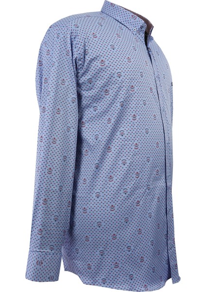 Erkek Büyük Beden Battal Boy Gömlek Likralı Uzun Kollu fiyatları