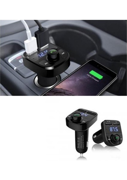 Bluetooth Fm Transmitter Car X8