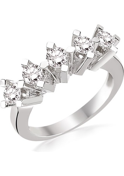 0,93CT Pırlanta Beştaş YÜZÜK-14K