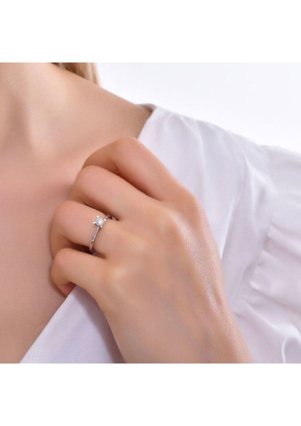 0,41CT Pırlanta Tektaş Yüzük - 14K modelleri