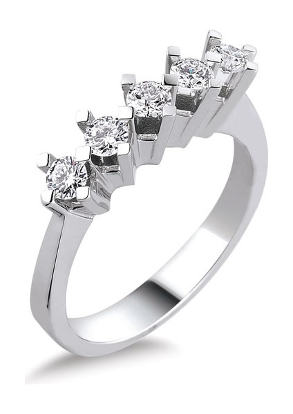 0,44CT Pırlanta Beştaş YÜZÜK-14K