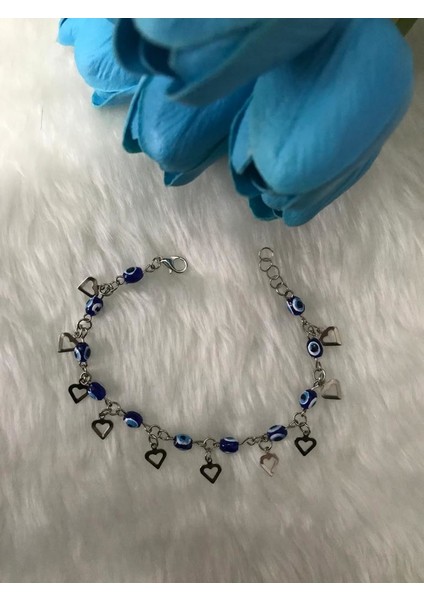 Halhal Nazar Boncuklu Heart fiyatları