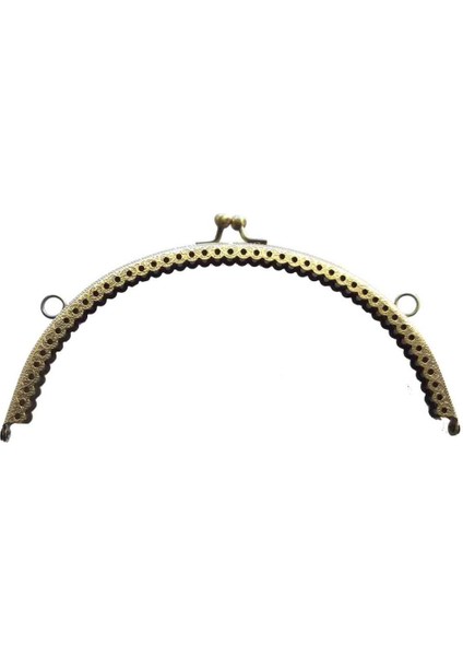 Oval Cüzdan Klipsi 20 cm Antik Renk