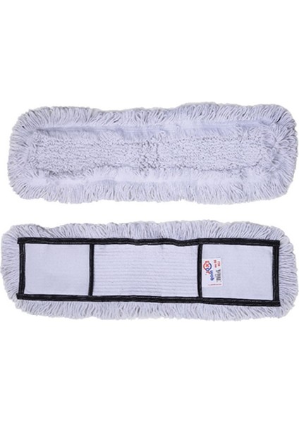 Nemli Palet Yedek Mop Paspas 50 Cm / Nem Alıcı Mop - Pamuklu / Beyaz - 10 Adet