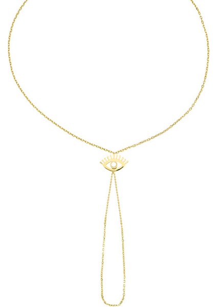 14K Altın Göz Model Şahmeran